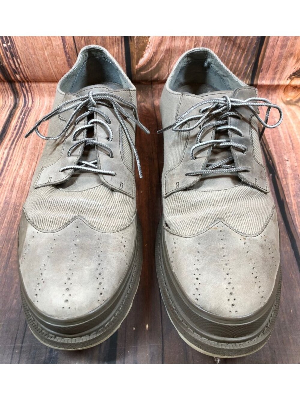 Sorel Mens 13 Madson Wingtip Lace Up Chukka Shoes Pebble Mud Waterproof  (y5z)